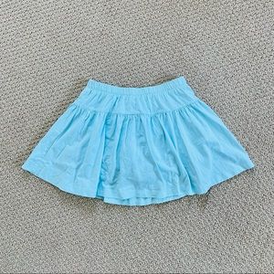 Land’s End light sky blue mini skort (skirt with shorts under)